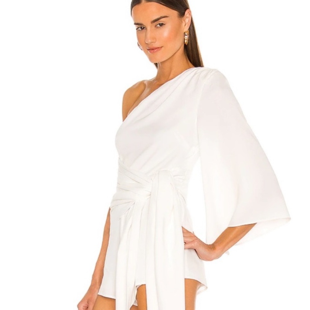Revolve Michael Costello Liesel White Romper size small - Picture 2 of 7